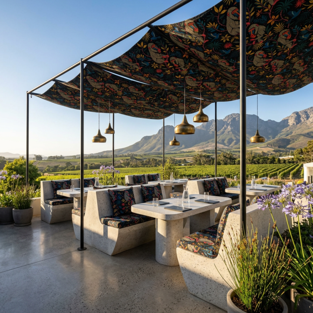 African vibrant cabana Summit and solt