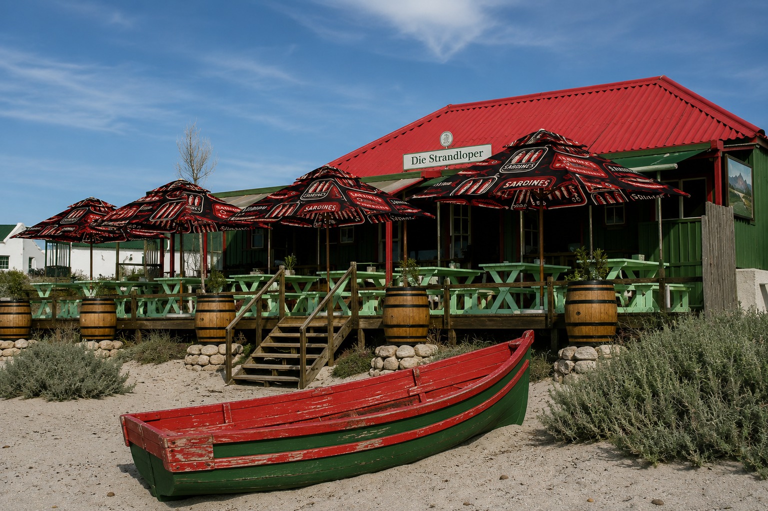 Red Sardines Umbrellas